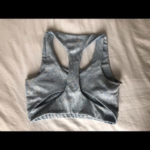 Gymshark Fleur Sports Bra - Baby Blue